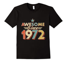 Awesome Since 1972 Vintage T-Shirt 45 Yrs Old 45th Birthday
