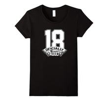 18th Birthday Officially an Adult Now White T-Shirt