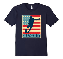 American Flag Rugby Shirt Vintage and Retro Rugby Tee