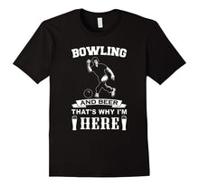 Bowling T-Shirt - Bowling and Drinking Shirt for Bowlers