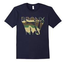 Bronx NYC Camouflage Retro New York City T Shirt