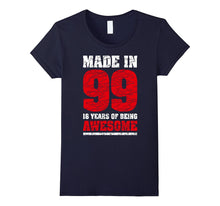 18 Th Birthday Gift T-Shirt Made in 99 Nice 17 Yrs Old Shirt