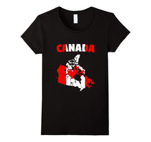 Canada - Canadian Map Flag T-Shirt Gift for Canada Lovers