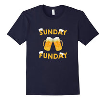 Sunday Funday T Shirt - Funny Men's Drinking Beer