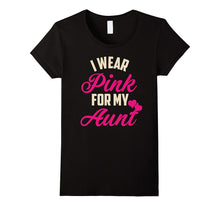 Breast Cancer Awareness Support T-Shirt for My Aunt