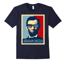 Abraham Lincoln Tshirt Wearing US Glasses