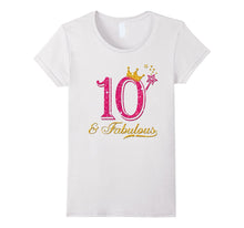 10th Birthday Girl Fabulous Princess Shirt