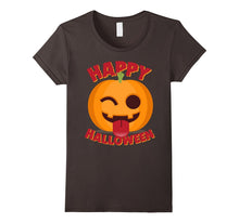 Happy Halloween Emoji Pumpkin T-Shirt, Jack O Lantern