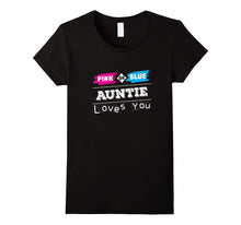 Gender Reveal Party Auntie T-Shirt for Family Shirt
