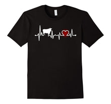 Cows Heartbeat Tshirt - Farming Love Tshirt - Farm Cows Tees