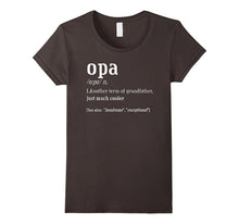Opa Grandfather T-Shirt, Definition Fun Tee Shirt