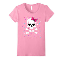 Girls Halloween Shirt - CUTE SKULL AND CROSSBONES T-Shirt
