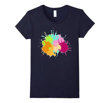 Colorful Paintball Splatter T-Shirt | Artistic Paint Tee