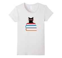 Cool Cat Tshirt for Bookworms Women Girls and Kids