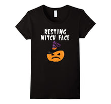 Halloween T-Shirt Resting Witch Face Funny Scary Shirt