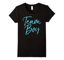 Team Boy Shirt Cute Blue Gender Reveal Announcement Tee