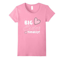 Big Sister Finally Shirt Kids Baby Pregnant Announcement