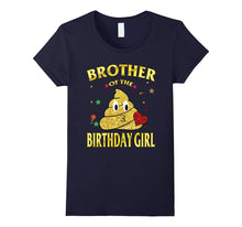 Brother of the Birthday Girl Lovely Emoji T-Shirt Funny Tee