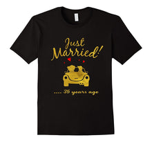 35th Wedding Anniversary T-Shirt Just Married 35 Yrs Ago Tee