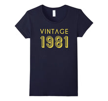 36th Birthday Gift Shirt Cool Vintage Retro 36 Year Old 1981