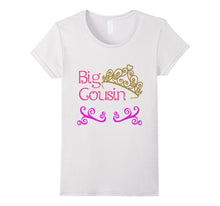 Big Cousin T-Shirt - Princess Crown Swirls 1