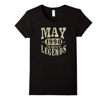 19 Years Old 19th Birthday May 1998 Birth of Legend T-Shirt