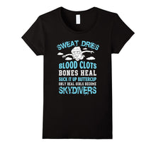 Only Real Girls Become Skydiver Shirt, Skydiving Shirt
