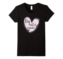 Big Sister Again Shirt Daughter Kids New Baby Pregnant Mom