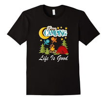 Mens & Womens in Camping - Life Is Good T-Shirt