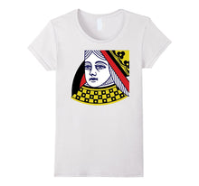 Queen of Diamonds Tshirt Face Cards Playing Cards Clothing