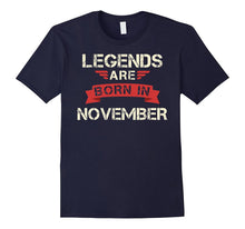 Legends Are Born in November Birthday Month T Shirt