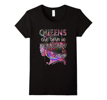 February Queens, Colorful Birthday T-Shirt