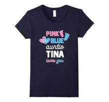 Aunt Tina Baby Shower Reveal Shirts Gender Reveal Tshirt