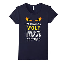 I'm Really a Wolf Halloween Costume Shirt Easy Funny Gift