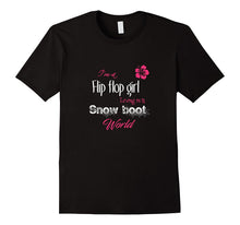 Flip Flop Girl in a Snow Boot World - Winter Blues T Shirt