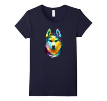 Siberian Husky Colorful Portrait T-Shirt