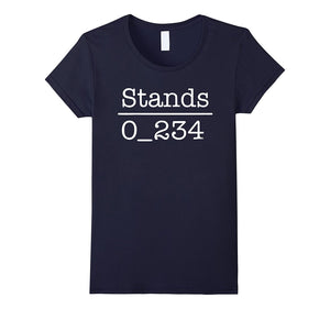 "No 1 Under Stands" Funny Riddle T-Shirt