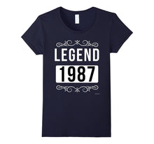 1987 Birthday Shirt Legend Since 1987 Born in 1987 Tee
