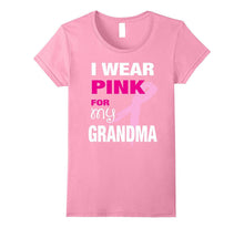 I Wear Pink for My Grandma T-Shirt Breast Cancer Awareness