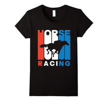 Retro RWnB Horse Racing Silhouette T-Shirt