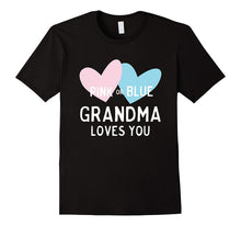Pink or Blue Grandma Loves You Tshirt for Gender Reveal
