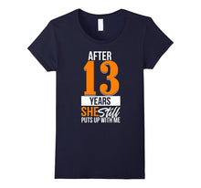 13th Wedding Anniversary T-Shirt, Husband Anniversary Shirt