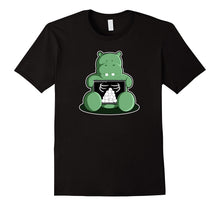 Funny and Cute X-Ray Hungry Hippo T-Shirt