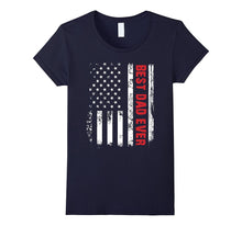 Men's Best Dad Ever American Flag Tshirt for Fathers Day