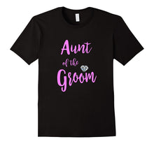 AUNT OF THE GROOM T Shirt Diamond Pink
