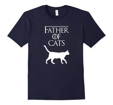 Mens Father of Cats | Fur Dad | Funny Cat Lover T-Shirt & Gift