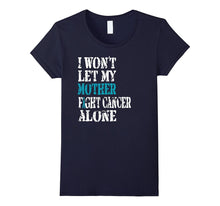 Teal Ovarian Cancer Ribbon Shirt Showing Support for Moms