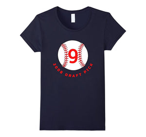 #9 Birthday - 2008 Draft Pick Baseball Birthday T Shirt