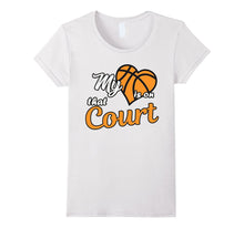 My Heart Is on That Court Basketball T-Shirt