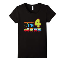 4 Years Old 4th Birthday Tshirt - Chooooooo Train Driver Tee